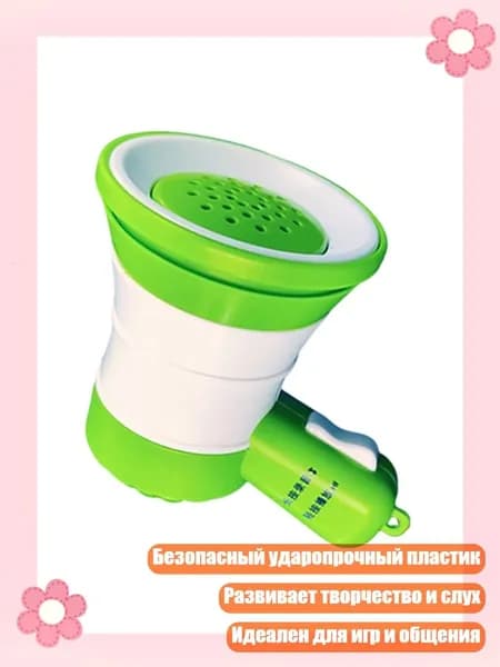 Детский портативный диктофон-динамик, легкий корпус из ABS со встроенным усилителем для игр, 3