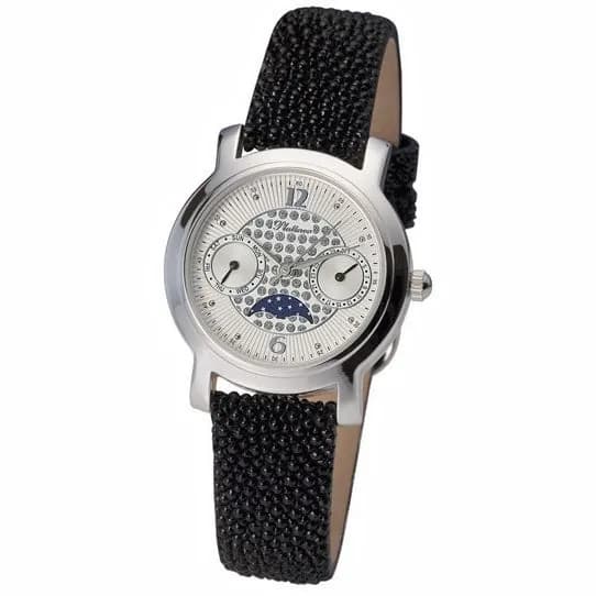 Женские серебряные часы Platinor Оливия с лунным календарем, арт. 97200.209