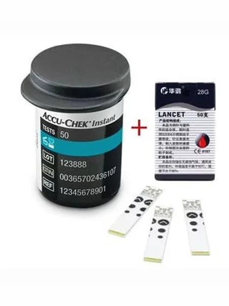 Тест-полоски Accu-Chek Инстант Акку-Чек Instant №50 + ланцеты Софткликс №50