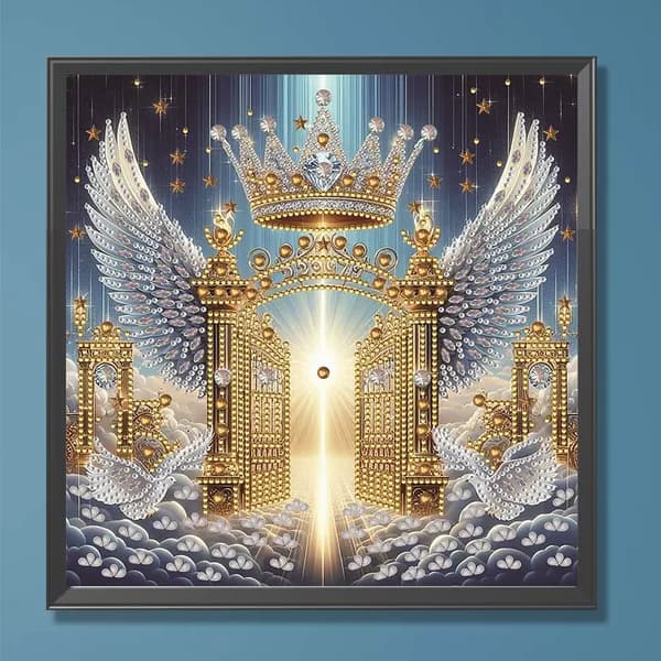 Частичная выкладка стразами крестообразный абстрактный рисунок из смолы 30 30 см