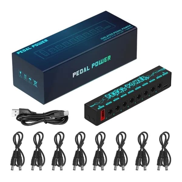 Блок питания для гитарных эффектов 9V 300mA 100mA
