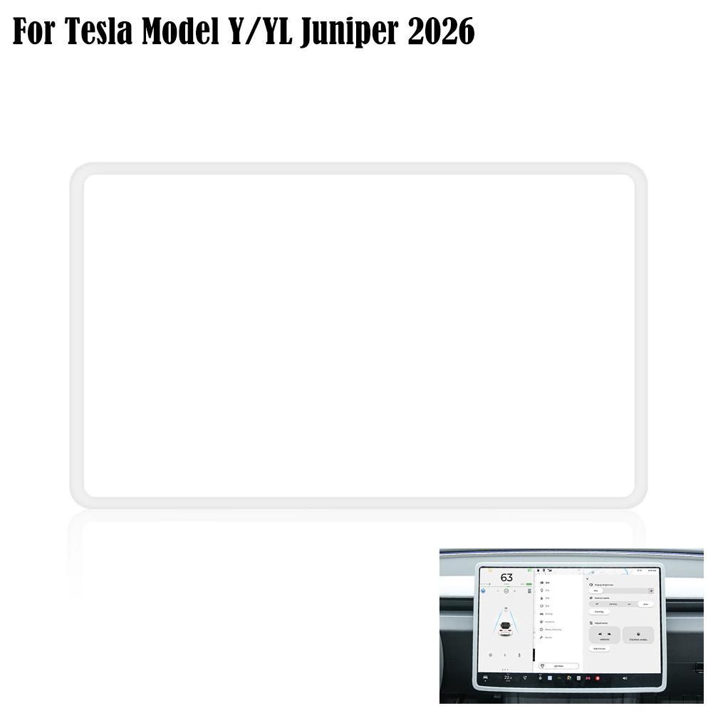 Защитная силиконовая рамка для дисплея автомобиля OEM на Tesla Model Y YL Juniper 2026 черная 1 шт.