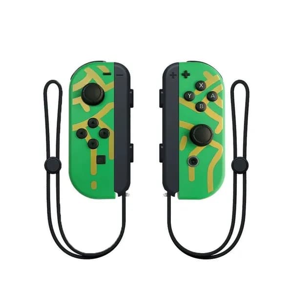 Геймпады Joy-con для Nintendo Switch Pro Zelda Tears of The Kingdom / зеленый, золотой