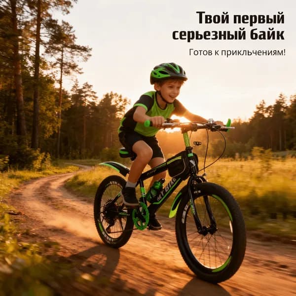 Велосипед подростковый горный скоростной, колеса 18/20/22/24 дюйма, для мальчиков и девочек, с переключением скоростей, в комплекте с аксессуарами