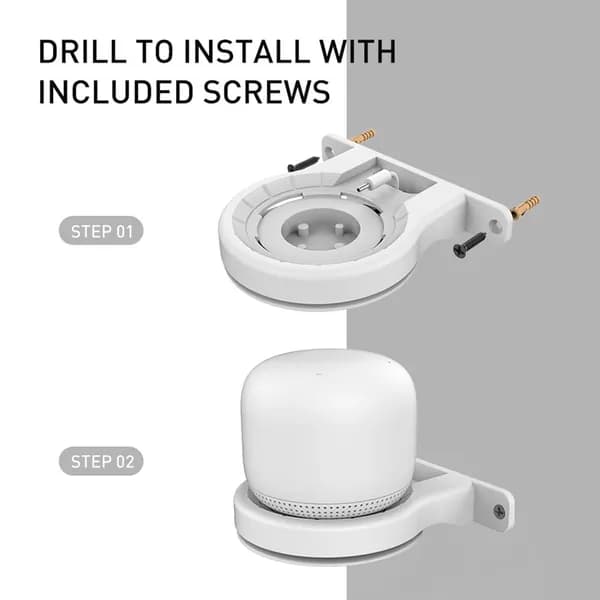 Кронштейн для Google Nest WiFi и Home Mini с управлением кабелями
