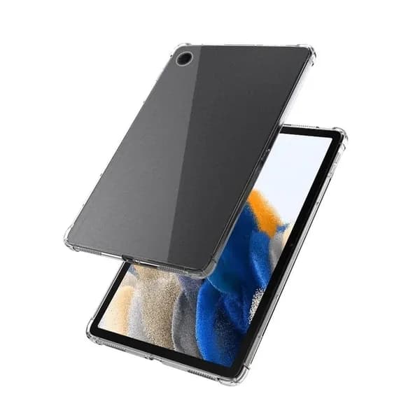 Прозрачный чехол для Samsung Galaxy Tab A8 10.5 дюймов, Совместимость Galaxy Tab A8 10,5 дюймов,SM-X200/SM-X205 10,5"дюйма, с антиударным аэроамбушюром, силиконовая мягкая TPU-оболочка для планшетов