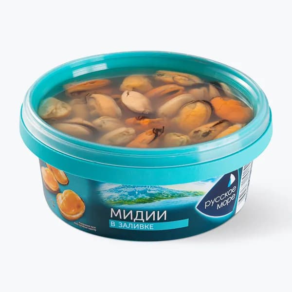 Мясо мидий чилийских в заливке 300 г, Русское море