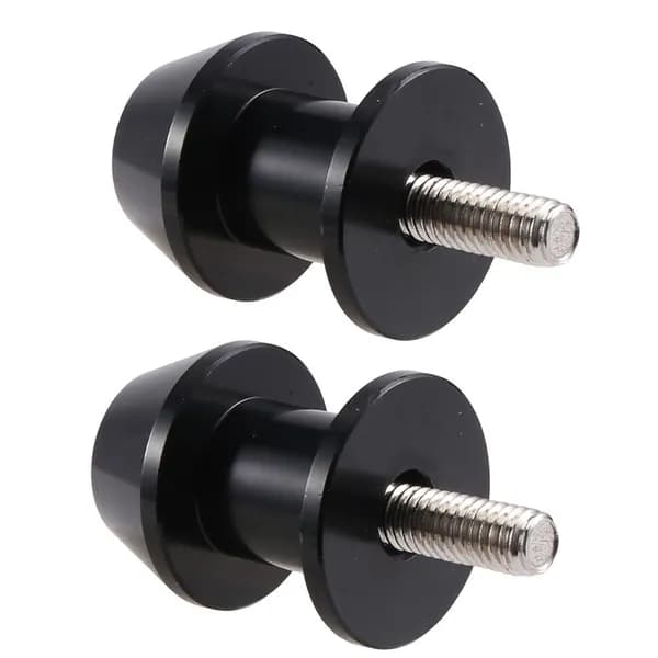 Y92 шт.,M6 X1.5,мотоцикл с ЧПУ,поворотный рычаг,ползунки,подставка,винт совместим Fz01,Fz03,Fz09,Fz10,Yzf,R1,R3,R6,R25,R125,R1000,R6S,Fz1,Fz6,Fz8,Fzs1000,Fzs600, (черный)