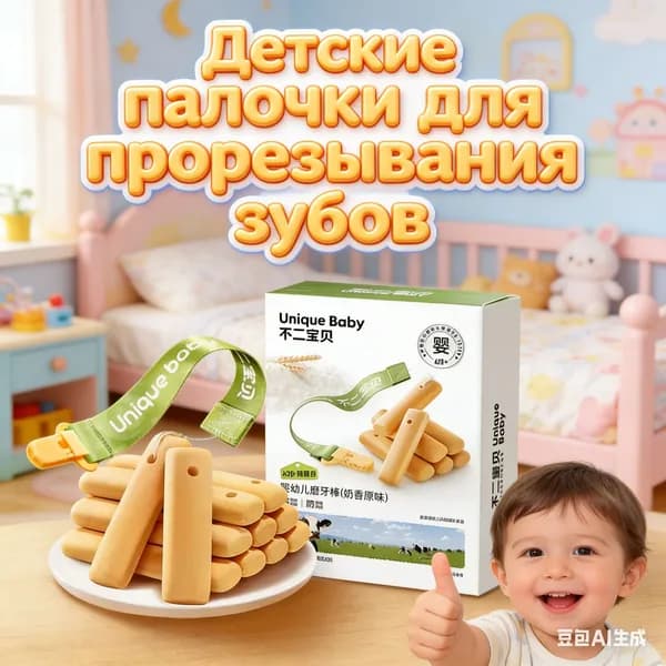Детские палочки для прорезывания зубов/Новая упаковка