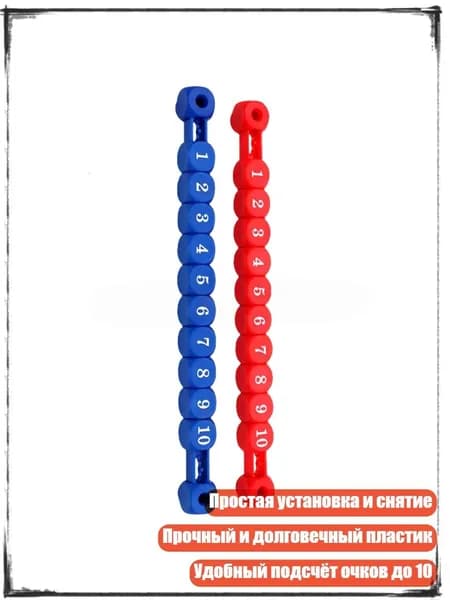 Счётчики для настольного футбола (2 шт.), Красный и синий