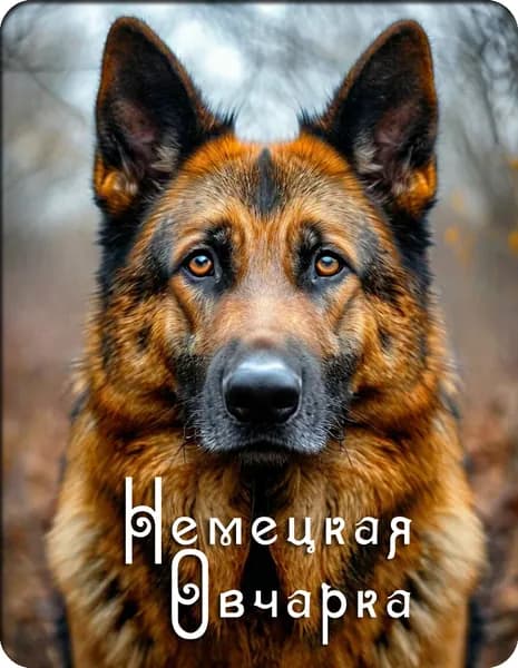 Магнит на холодильник, Немецкая овчарка
