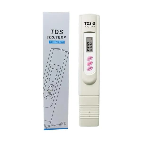 Солемер-Тестер TDS-3 для измерения качества воды, Цифровой измеритель соли в воде,
