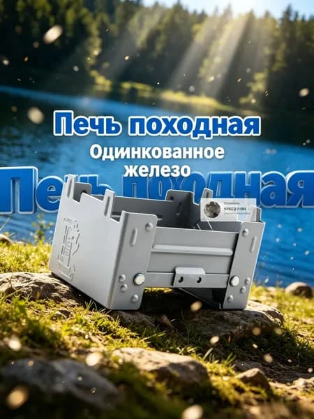 Подставка-горелка таганок "СЛЕДОПЫТ" для сухого горючего, разборная