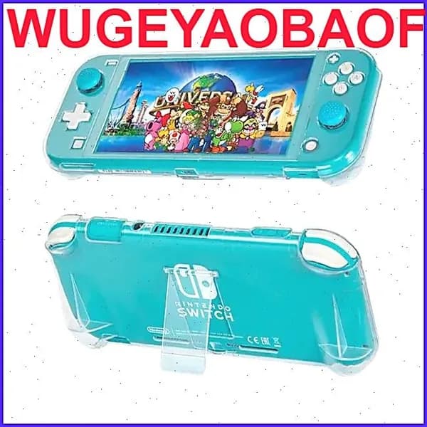 Прозрачный чехол с подставкой для Nintendo Switch Lite
