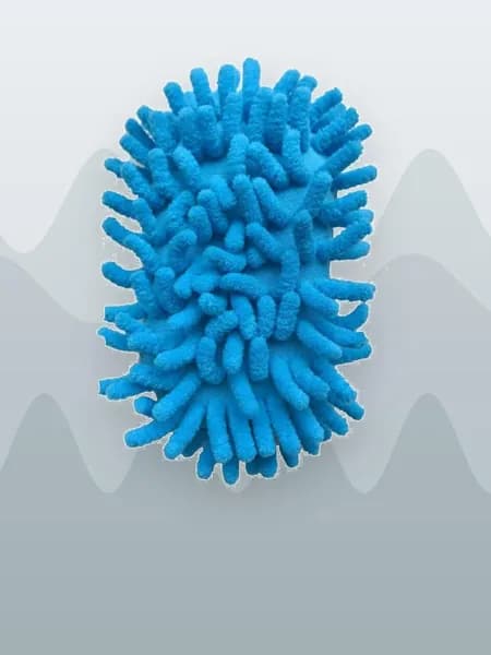 Микрофибровая губка для доски с магнитом, - Синий
