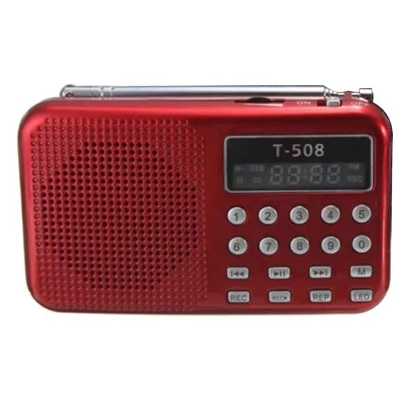 Портативное FM-радио T508 c LED-дисплеем и поддержкой USB/TF