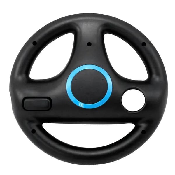 Игровое гоночное колесо Мобильное джойстик 3D Mini Mini -рулевое управление для Kart Gamepad Controller с автоматическим вращением, Черный