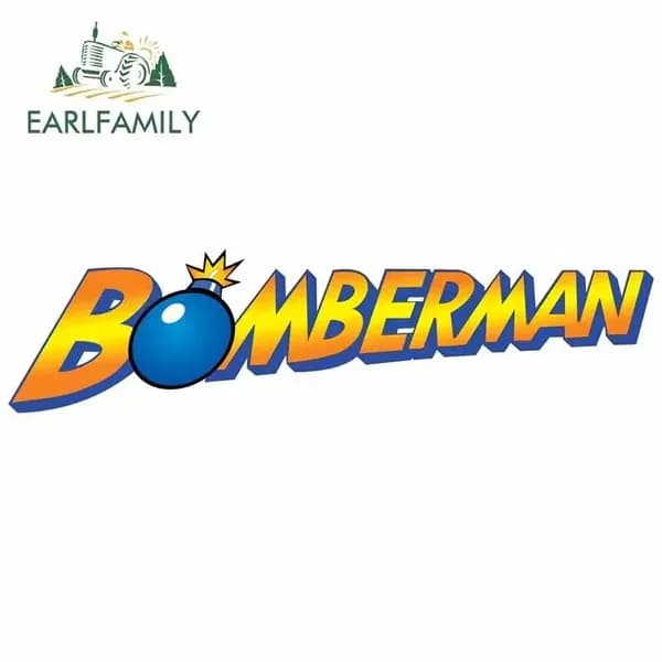 EARLFAMILY Bomberman текст Автомобильная наклейка водонепроницаемый антиоксидант JDM 13 см