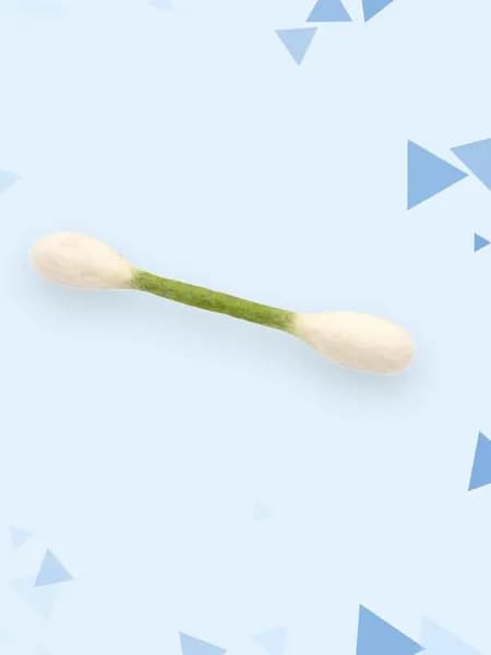 Фетровые игрушки для котят с хлопковыми палочками, Зеленый - 1pcs