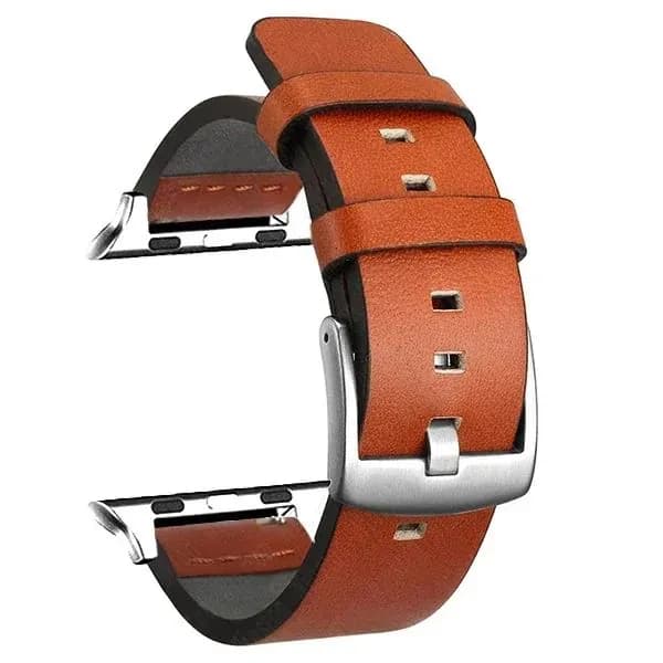 Кожаный ремешок для Apple Watch Ultra 2 49мм 9 8 7 45мм , Ремешок для iwatch Series 6 SE 5 4 44мм 42мм