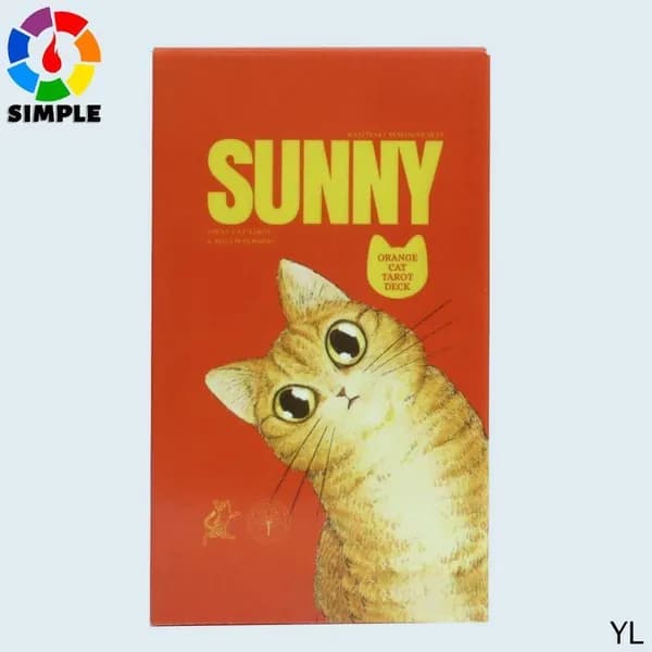 Sunny Orange Cat Tarot Карманное издание Таро Солнечный оранжевый кот