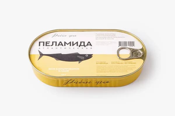 Пеламида филе бланшированная в масле, 175 г