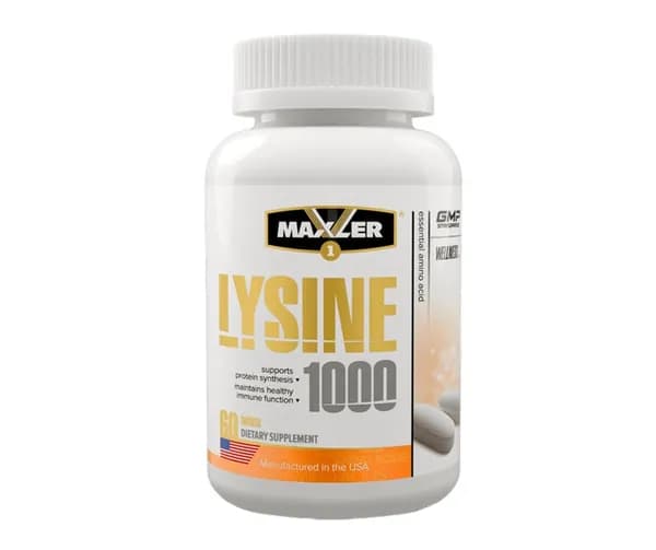 Аминокислота Лизин Lysine 1000 мг 60 таблеток