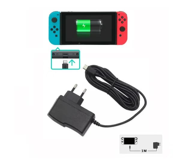 Зарядное устройство адаптер 5V 2.4A только для зарядки консоли Nintendo Switch