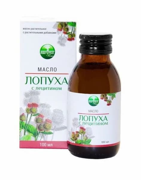 Масло Лопуха с лецитином Алфит Плюс, 100мл