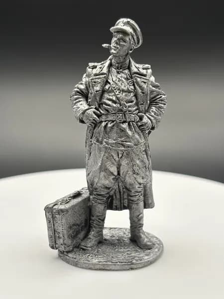 Оловянный солдатик Майор Красной Армии в отпуске, 1943-45 гг. СССР