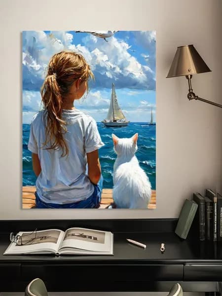 Картина "Печать струй" 30x40 см