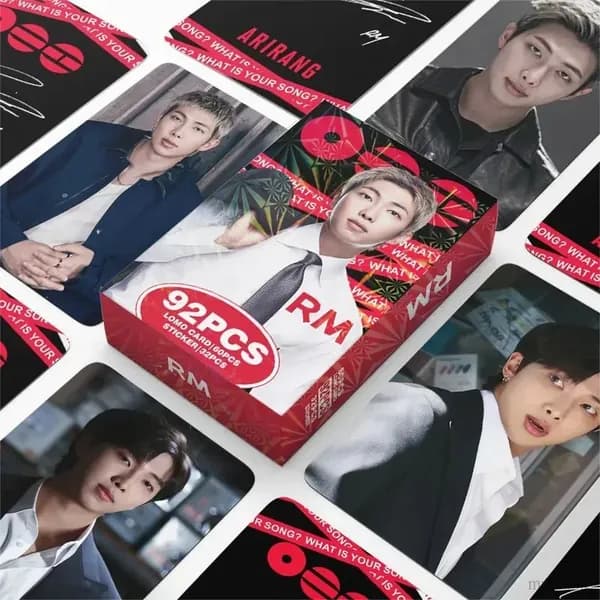 KPOP 92шт/коробка BTS SOLO RM ARIRANG Фотокарточки ARIRANG RM Коллекционная карточка