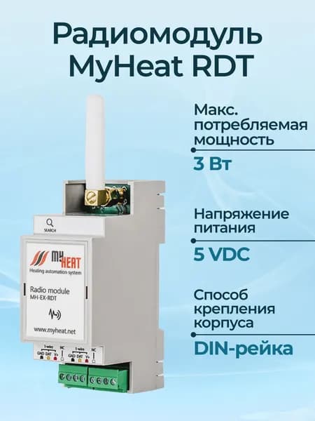 Радиомодуль MyHeat RDT2