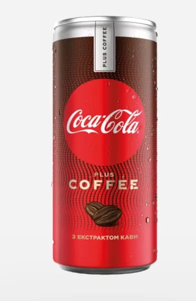 Освежающий напиток "Coca-Cola Plus Coffee" 250мл по 10 шт.
