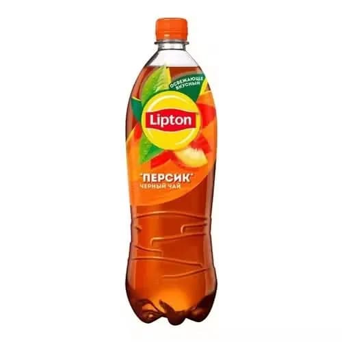 Холодный чай Lipton черный персик 1 л