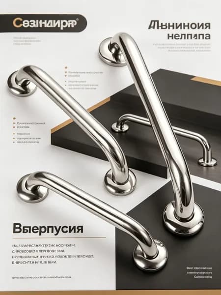 FACEGA Держатели для душа, элегантный современный дизайн, нержавеющая сталь, безопасные поручни для душа