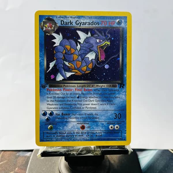 Портативные карты PKM T Настройка и прокси высококачественной фольги Dark Gyarados Team Rocket (RO) #8