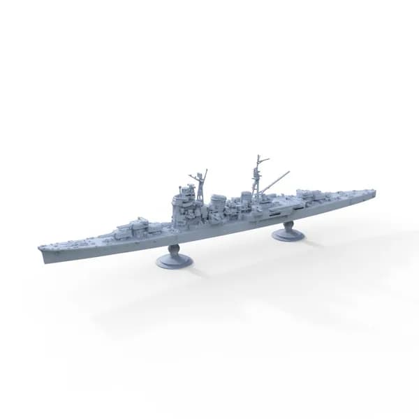 Военная модель, масштаб 1:2000 японский тяжёлый крейсер Мёко (тип Мёко, 1944)