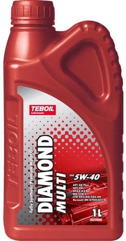 TEBOIL 5W-40 Масло моторное, Синтетическое, 1 л