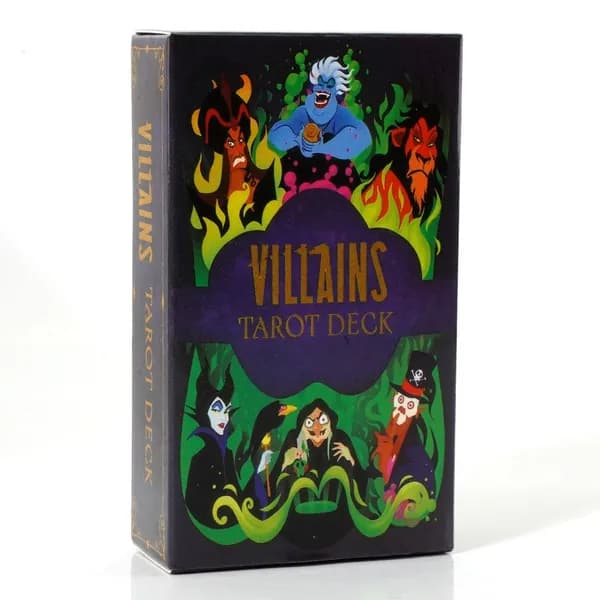 Карты Таро ЗЛОДЕИ мультфильмов DISNEY (villains tarot deck)