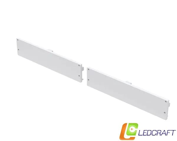 Заглушки 2 шт для профиля LC-LP27120M115 пластиковые серые