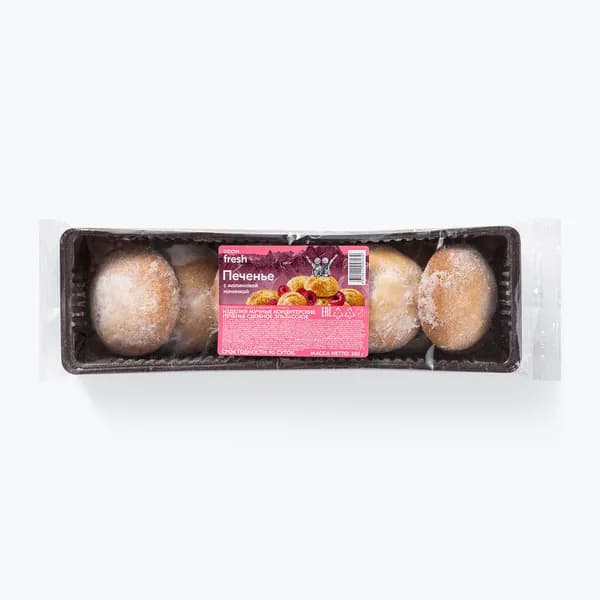 Печенье с малиновой начинкой 240 г, Ozon fresh