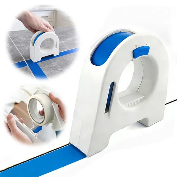Ручной диспенсер для малярного скотча шириной 35 мм с функцией прижима и резаком