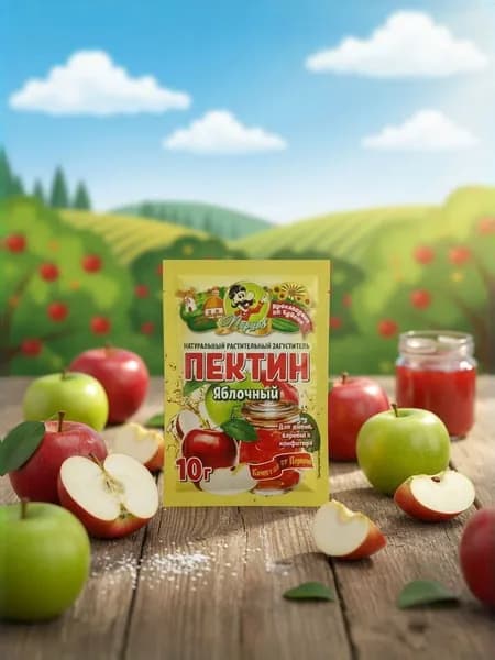 Пектин яблочный Перцов, загуститель для варенья, джема и зефира, 10 г