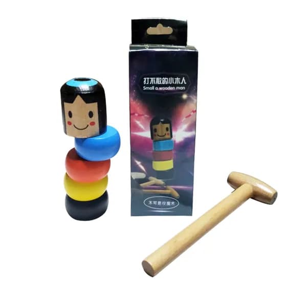 Игрушка для вечеринки нерушимый деревянный человек
