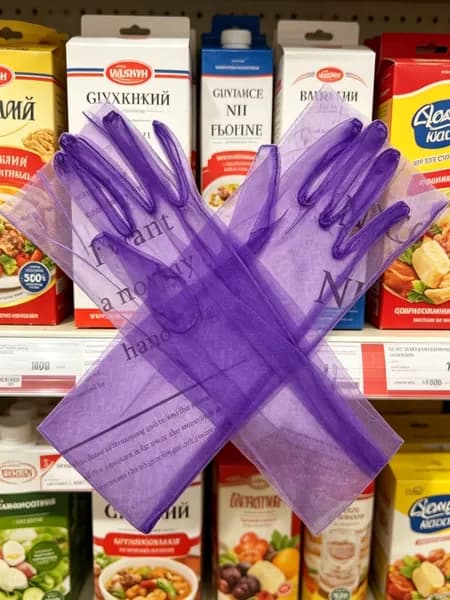 Перчатки свадебные, 1 пара