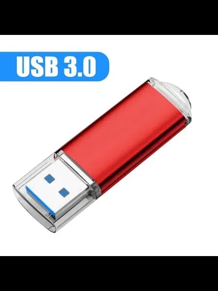 USB 3.0 металлическая флэшка 64 ГБ 32 ГБ, Red