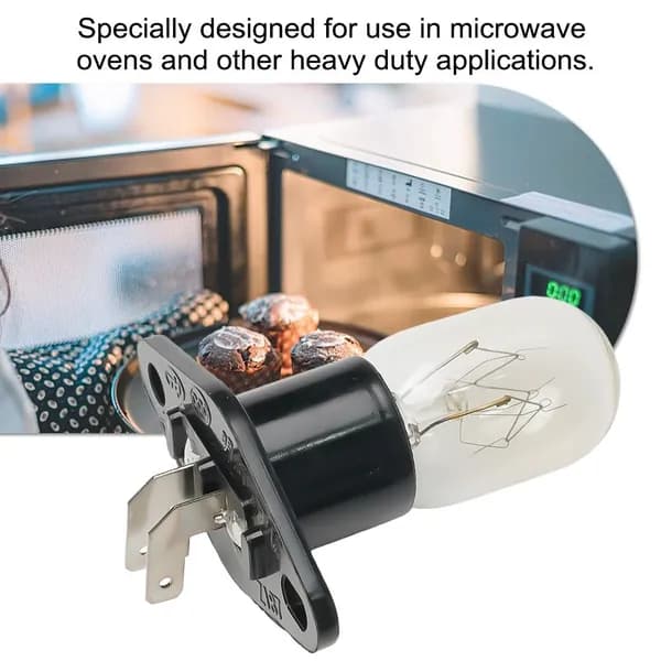 1 шт. Лампочка для Микроволновых печей Lamp Globe 250V 2A Подходит для большинства брендов Midea
