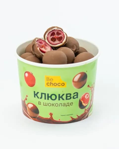 Клюква Be Choco в шоколаде замороженная, 130г