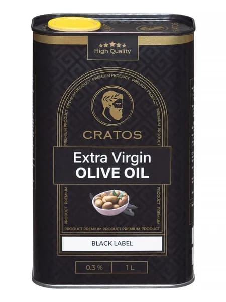Оливковое масло Cratos Extra Virgin OLIVE OIL 1л,Греция